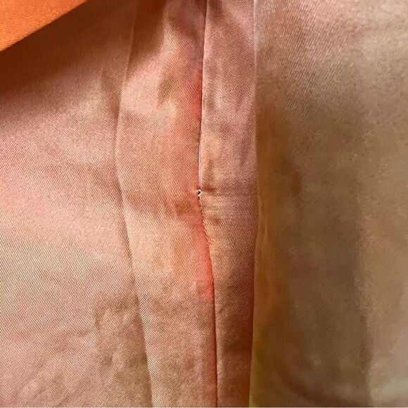 NEW Partow colorblock printed silk wrap tie midi kaftan dress size 6 - Picture 10 of 14